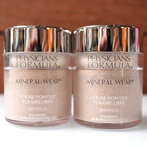 Physicians Formula Mineral Wear Loose Powder SPF 16 – Creamy Natural – Lot of 2